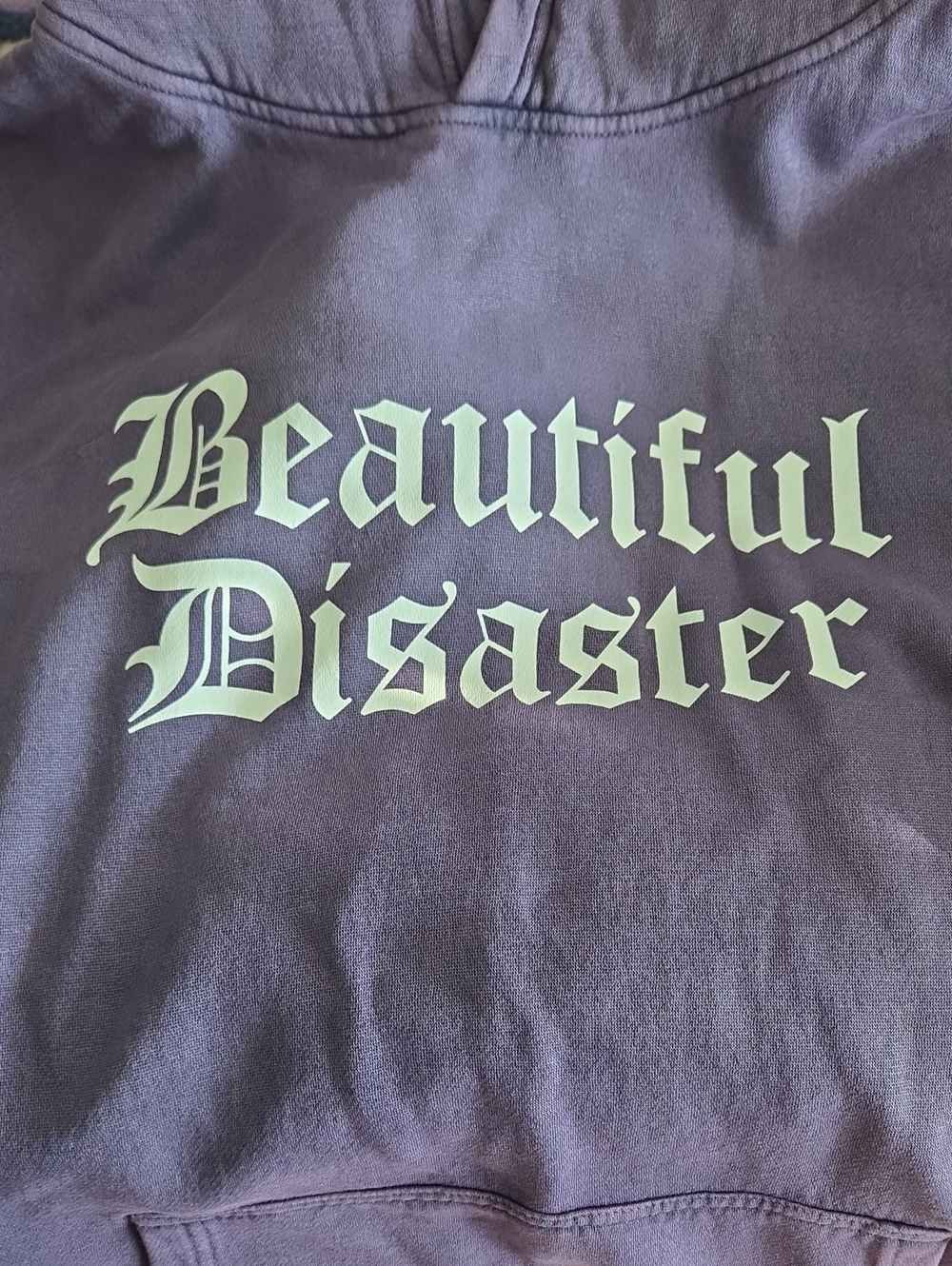 NWT  BEAUTIFUL DISASTER Hoodie SIREN SWEATSHIRT  3X Women